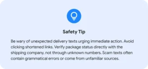 Safety Tip