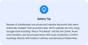 Safety Tip