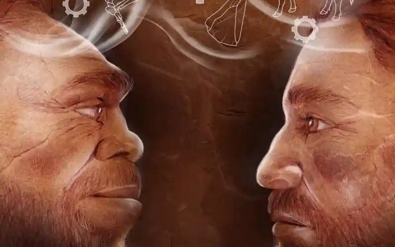 homo neanderthalensis, homo sapiens