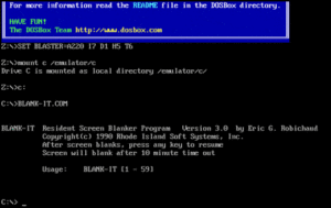DOS prompt