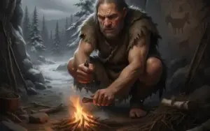 Neanderthals fire making