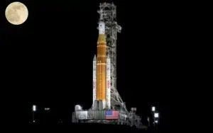 Artemis II. Space Launch System rocket