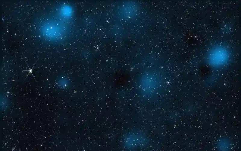 A detail of the map from NASA's James Webb Space Telescope shows dark matter in blue. Image source: NASA/STScI/J. DePasquale/A. Pagan