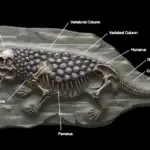 Tyrannoroter heberti fossil - AI generated