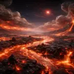 Lava - Vulkan, planet