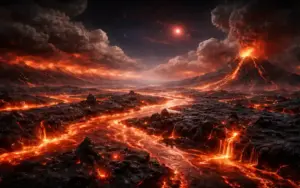 Lava - Vulkan, planet