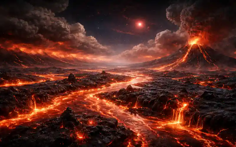 Lava - Vulkan, planet